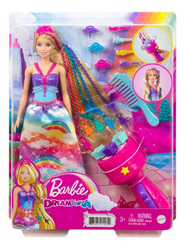 Barbie Princesa Dreamtopia Con Accesorio Para Peinar-lanús