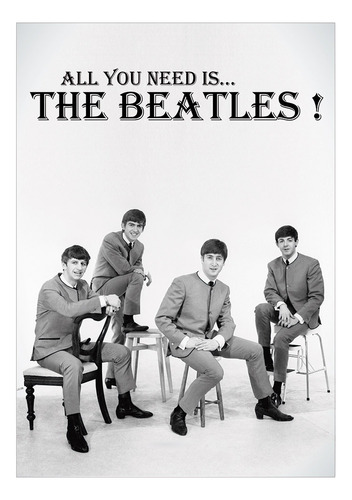 All You Need Is Beatles #01! - Lamina Autoadhesiva 21 X 29 C