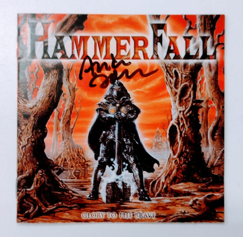 Cd Hammerfall Glory To The Brave Importado Autografado