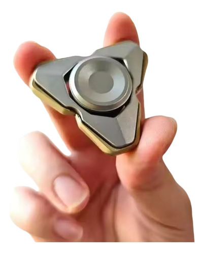 Fidget Spinner Triple Hoja Metalico Juguete Sensorial Cube