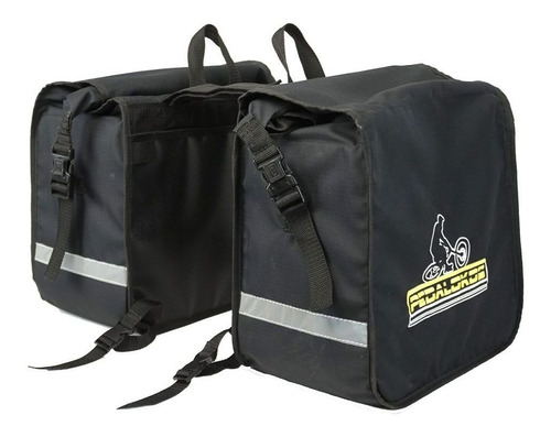 Bolsa Alforge Pedalokos Largo Preto