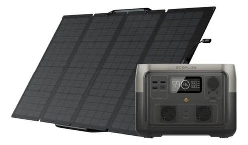 Estación De Carga Ecoflow River 2 Max + Panel Solar 160w