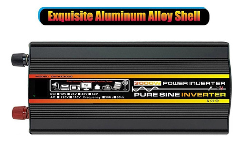 Inversor De Onda Sinusoidal Pura 6000w 12/24/48/60v 220v