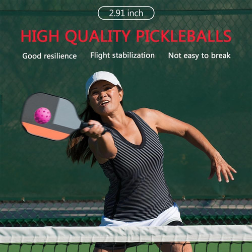 Pelotas De Pickleball Aprobadas Por Usapa, 40 Bolas Rosas