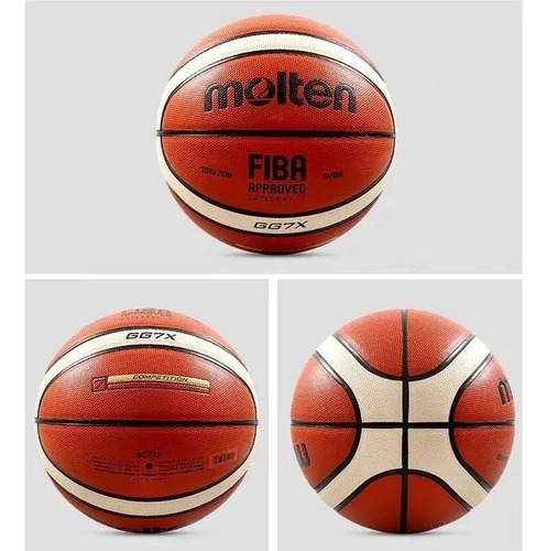 No. 6 Juego De Baloncesto Estándar Molten Gf7x Talla