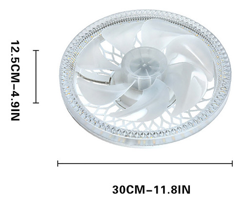 Lámpara De Ventilador De Techo Para El Hogar Y El Dormitorio