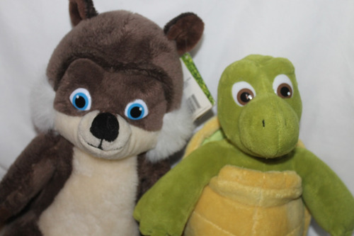 Vecinos Invasores Movie Original Peluche Tortuga Y Mapache