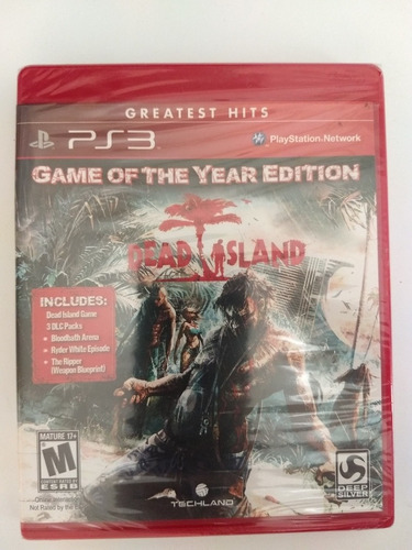 Dead Island Game Of The Year Greatest Hits Ps3 Nuevo