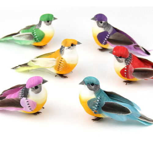 Figuras De Pájaros Artificiales Para Jardín, Decoración