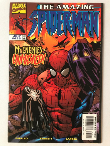 Amazing Spiderman #436 Marvel Comics 1998 Black Tarantula
