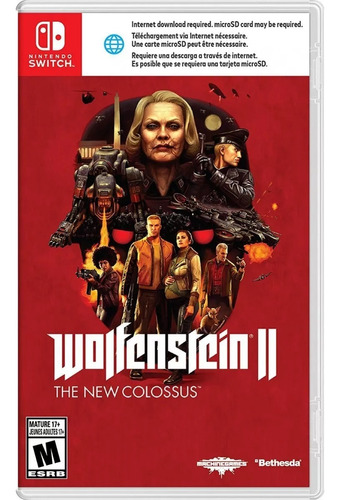 Wolfenstein 2 The New Colossus - Switch - Midia Fisica!