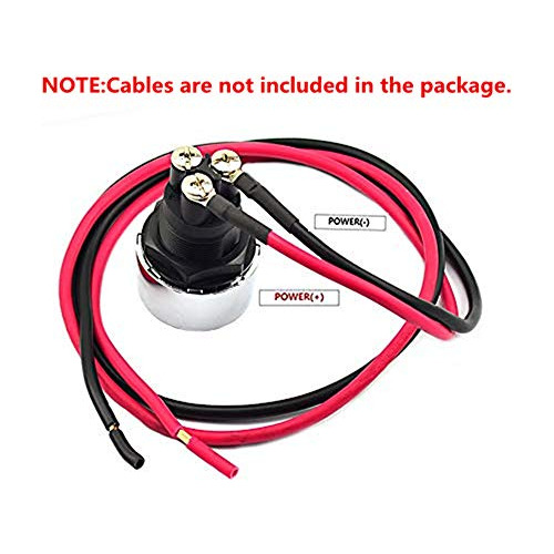 Dc 12v 50a Blue Car Start Engine Button Stater, Push Bu...