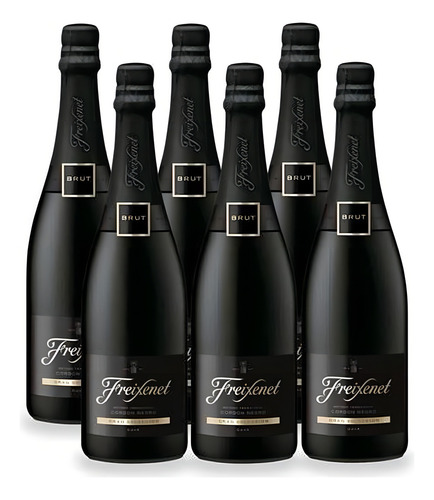 Espumante Cava Freixenet Cordón Negro Brut 6x750mlFreixenet 2020 adega Freixenet brut 750 ml pacote x 6 u