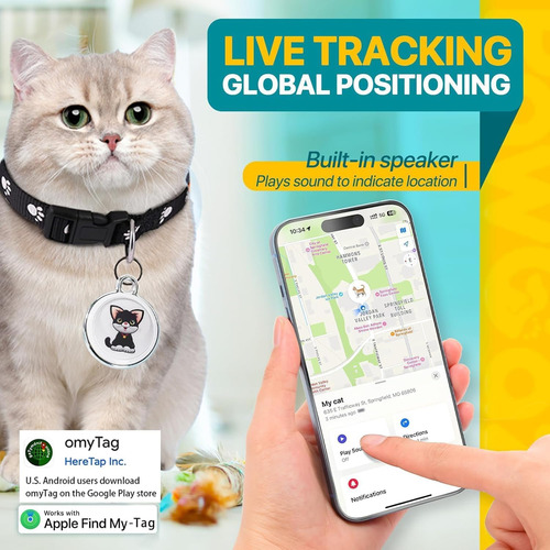 Cat Tracker-airtag Cat Collar-pet Tracker-gps Tracker Par...