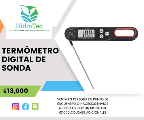 Termómetro Digital De Sonda