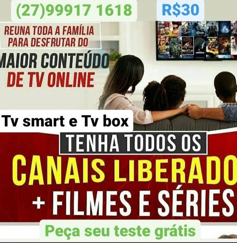 Imagem 1 de 1 de Canais Através Da Internet, Peça Seu Teste Grátis.