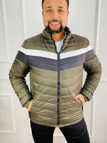 Imagem 5 de 9 de Jaqueta Masculina Puffer Plus Size Ótima Qualidade