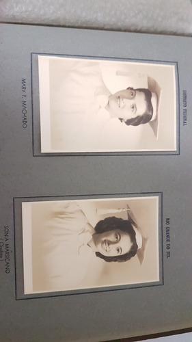 Antigo Álbum De Fotografias De Formatura Anos 50