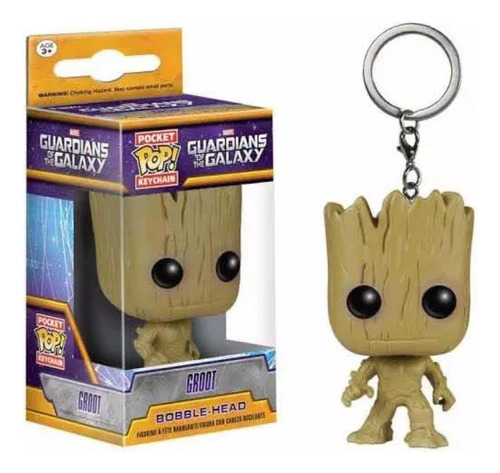 Llavero Funko Pop Keychain Baby Groot Guardianes 