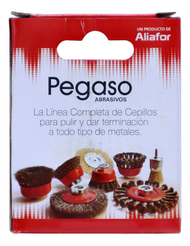 Cepillo Copa Rizado 60mm Pegasso Acero Uso Prof. Amoladora