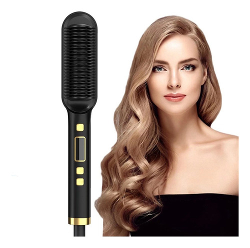 Cepillo Electrico Para Cabello Corto Peine Mágico