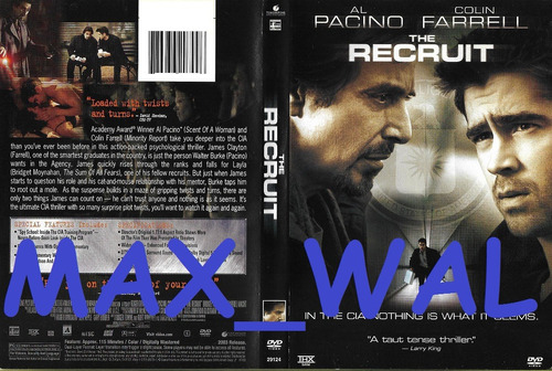 El Discipulo Dvd Al Pacino Colin Farrell The Recruit 