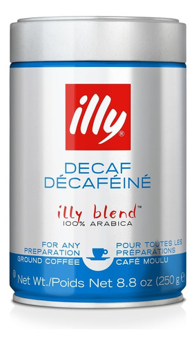 Cafe Espresso Italiano Illy Descafeinado 100% Arabica 250gr