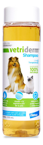 Vetriderm Shampoo Terapeutico Cuidado Para Perro, Gato 350ml Fragancia Avena