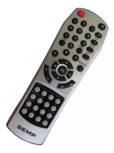 Controle Semp 3210 Ht Infinity Xb1535 Repõe Dvd3130 Dvd3240