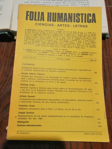 Symposium Internacional Ciencia Del Hombre 1971 Barcelona Ma