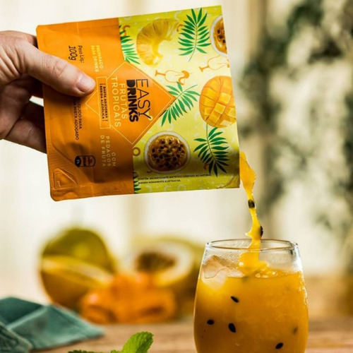 30 Preparos Para Drinks 100g - 6 Sabores Diferentes