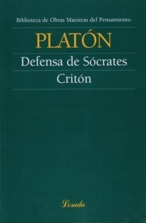 Defensa De Socrates Criton Platón Libro Losada