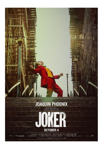 Poster Joker Guasón Pelicula 50x70cm