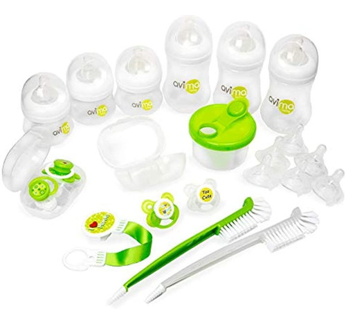 Avima Baby 22 Piezas Biberon Recien Nacido Set De Regalo Bib