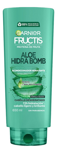 Acondicionador Garnier Fructis Aloe Hidra Bomb 650ml