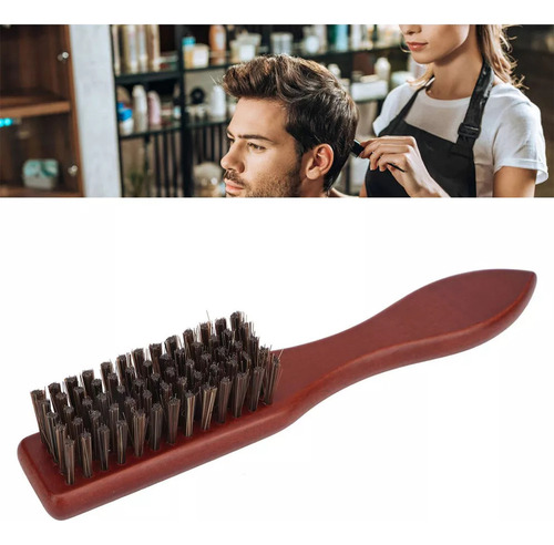 Cepillo De Limpieza Beard Barber Fade, Madera Compuesta De N