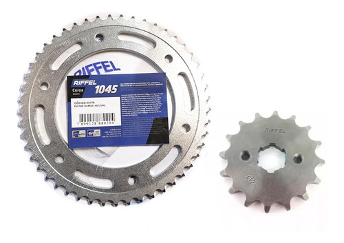 Imagen 1 de 5 de Corona Y Piñon Honda Xr 125 Xr 150 L Riffel Ryd