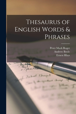 Libro Thesaurus Of English Words & Phrases - Roget, Peter...