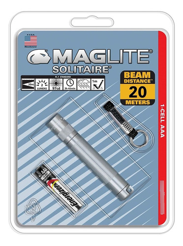 Maglite Solitaire Linterna Incandescente, Usa 1 Pila Aaa, Se