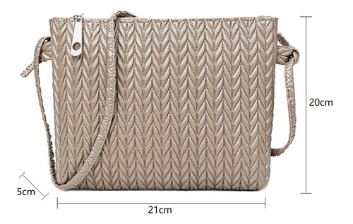 Imagen 7 de 7 de Bolsa 3pcs Mujer Dama Tote Cartera Gran Capacidad Cuero Sint