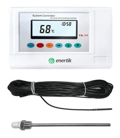 Imagen 2 de 7 de Controlador Digital Para Termotanque Solar Presurizado Hp