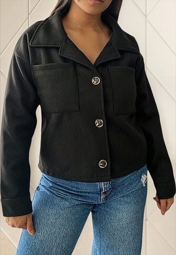 Camisaco Saco Campera Paño Premium Mujer