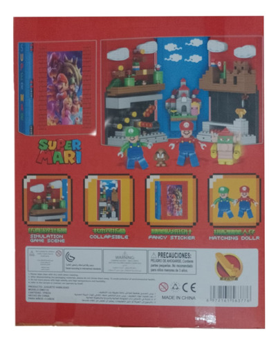 Mini Bloques De Construcción Mario Bros Sets De Simulación