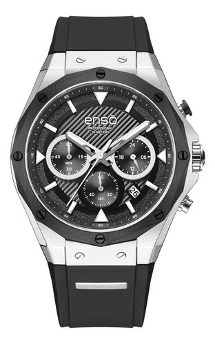 Reloj De Pulsera Enso Para Hombre Ew1042g1 Negro