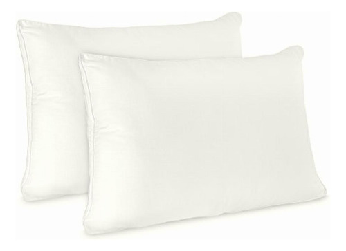 Biopedic Almohada Plana Hipoalergénica De Perfil Bajo Color Blanco