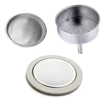 Comprar Set De 3 Repuestos Embudo Junta Y Filtro Cafetera Volturno