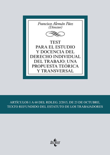 Test Para Estudio Y Docencia Del Derecho Del Trabajo -  - *