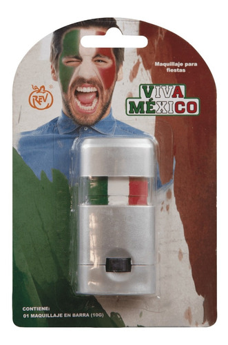 Maquillaje En Roll On- Tricolor Fiestas Patrias Viva México