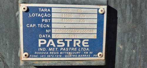 Bicaçamba Pastre 2013/13 Com Pneus 3c34