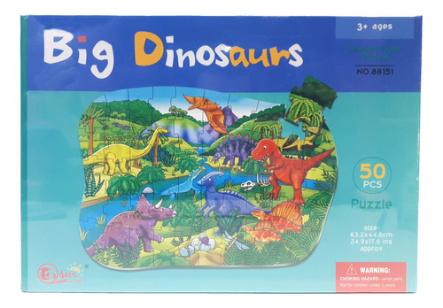 Puzzle Rompecabezas Dinosaurio 50 Piezas Full